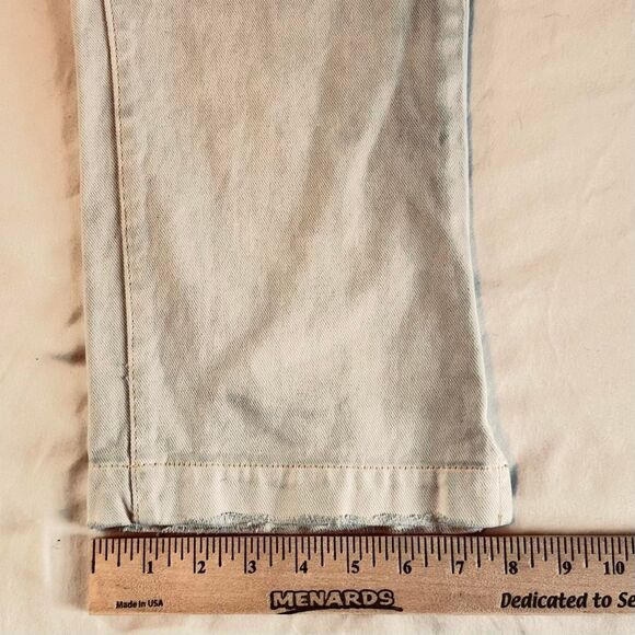 Abercrombie-fitch Women's White Jeans, Size 4 Y2K - Picture 6 of 8